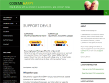 Tablet Screenshot of codemehappy.com